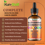 Load image into Gallery viewer, Hyaluronic acid and turmeric liquid joint supplement for anti inflammatory support - Kun Shafi 60ml