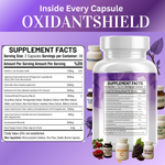 Load image into Gallery viewer, Resveratrol + Berberine + Quercetin + Green Tea + Nicotinamide – Antioxidant & Immune Support Supplement – Kun-Shafi® – 60 Capsules