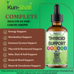 Load image into Gallery viewer, Thyroid drops ingredients label: iodine, selenium, zinc, ashwagandha - Kun Shafi