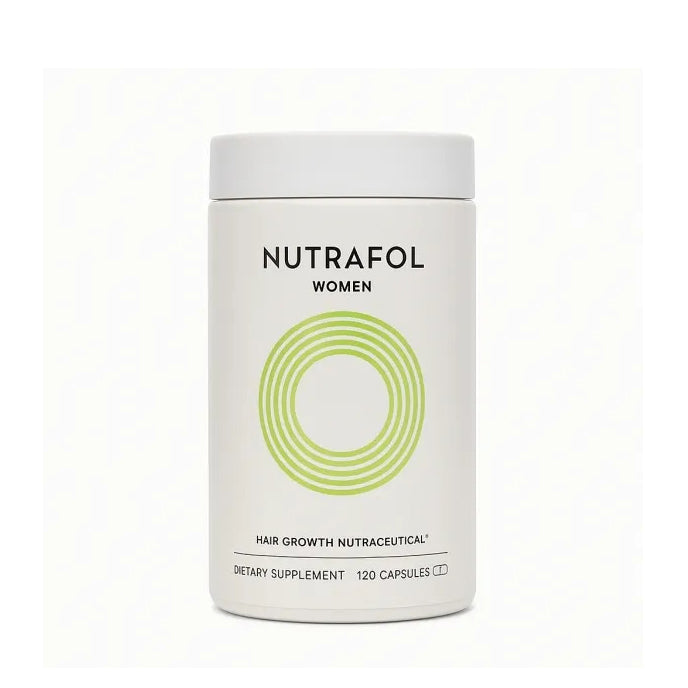 NUTRAFOL Women Hair Growth Nutraceutical Dietary Supplement, 120 Capsules - Glass