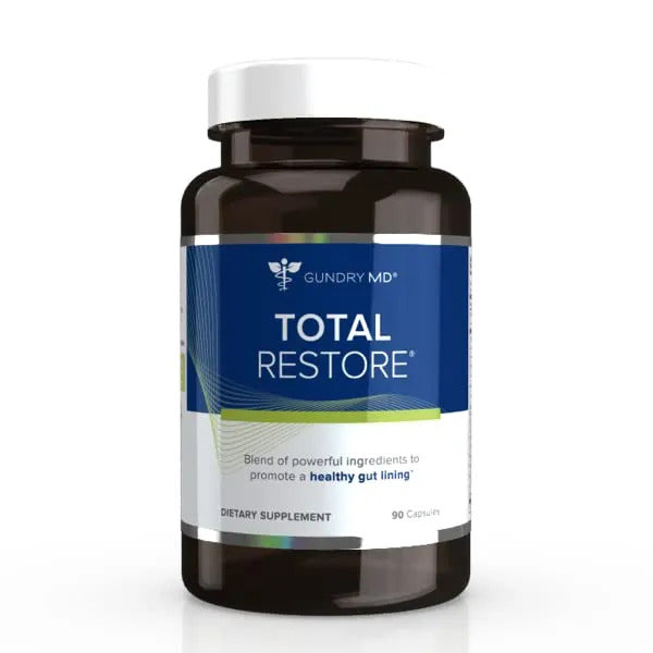 Gundry MD Total Restore Gut Health and Gut Lining Support Supplement (90 Caps) - Plastic Bottle