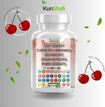 Load image into Gallery viewer, Tart Cherry Extract with Turmeric, Moringa, Cranberry &amp; Chanca Piedra – Natural Herbal Blend – Vegan Capsules  – Natural Wellness Support – Free Shipping-Kun Shafi
