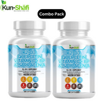 Load image into Gallery viewer, K2 + D3 Quercetin &amp; Vitamin C with BP &amp; Sarracenia – Immune Support, Bone Health &amp; Antioxidant Supplement | Pack of 2  Kun-shafi
