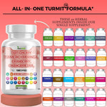 Load image into Gallery viewer, Tart Cherry Extract with Turmeric, Moringa, Cranberry &amp; Chanca Piedra – Natural Herbal Blend – Vegan Capsules  – Natural Wellness Support – Free Shipping-Kun Shafi
