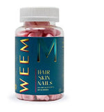 Load image into Gallery viewer, WEEM Hair Skin and Nails Gummies - Vegan Biotin Vitamins - 60 Gummies
