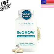 ReGrow Hair Growth Vitamins with Biotin by PureHealth Research - 120 Capsules