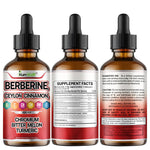 Load image into Gallery viewer, Kun Shafi Berberine Liquid Drops with dropper and dosage details - 60ml natural supplement