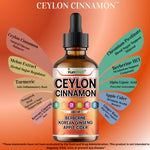 Load image into Gallery viewer, Cinnamon drops ingredients label: berberine, Korean ginseng, apple cider, chromium - Kun Shafi