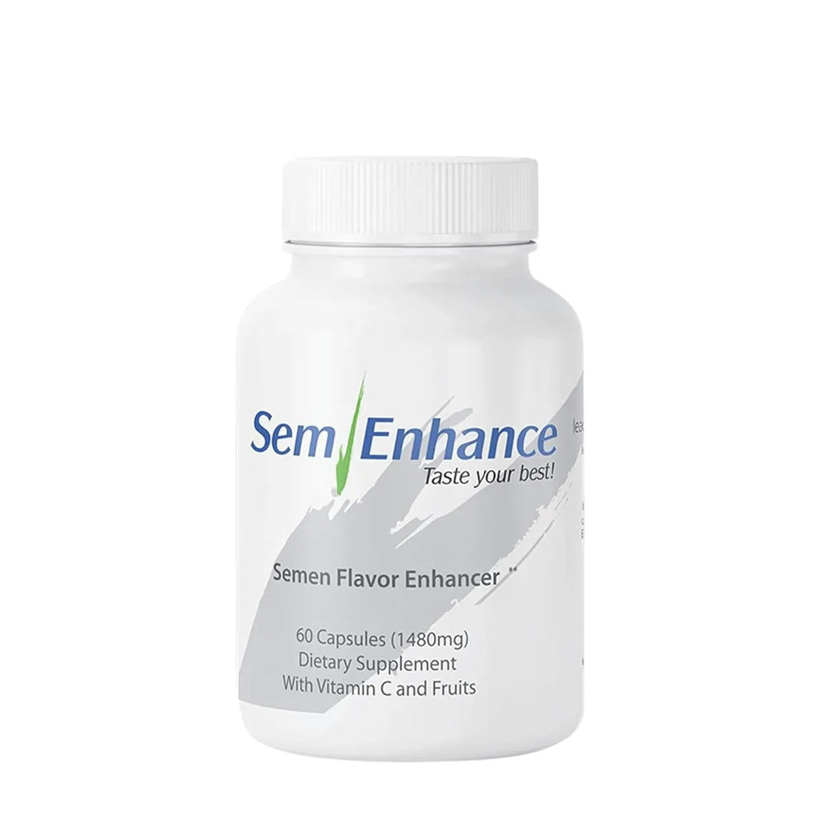 Semenhance Best Semen Flavor Enhancer, Natural Fruity Taste Formula 60 Capsules
