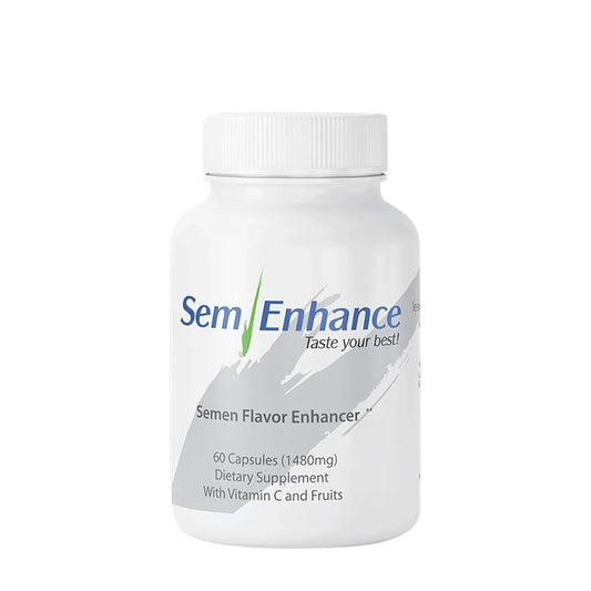 Semenhance Best Semen Flavor Enhancer, Natural Fruity Taste Formula 60 Capsules
