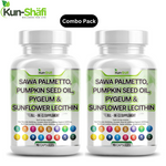 Load image into Gallery viewer, Saw Palmetto 10000mg + Pumpkin Seed, Pygeum, Sunflower Lecithin, Stinging Nettle, Cranberry - for Men with Lycopene - Pack of 2 (120 Caps)
