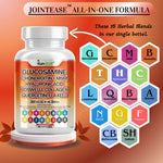 Load image into Gallery viewer, Glucosamine and collagen capsules for cartilage and bone health - Kun Shafi 90 capsule bottle