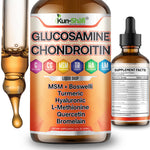 Load image into Gallery viewer, Kun Shafi Glucosamine Chondroitin Liquid Drops with MSM, turmeric and hyaluronic acid - joint support supplement 60ml