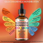 Load image into Gallery viewer, Joint drops ingredients label: glucosamine, chondroitin, MSM, turmeric, hyaluronic acid - Kun Shafi