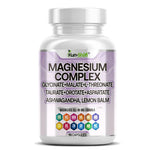 Load image into Gallery viewer, Kun Shafi Magnesium Complex with glycinate, malate, L-threonate and ashwagandha capsules - sleep and stress support, 90 count