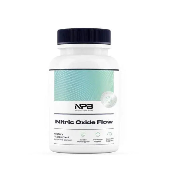 Nitric Oxide Flow Blood Pressure Support - Improve Circulation - 60 Capsules