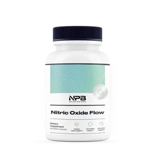 Nitric Oxide Flow Blood Pressure Support - Improve Circulation - 60 Capsules