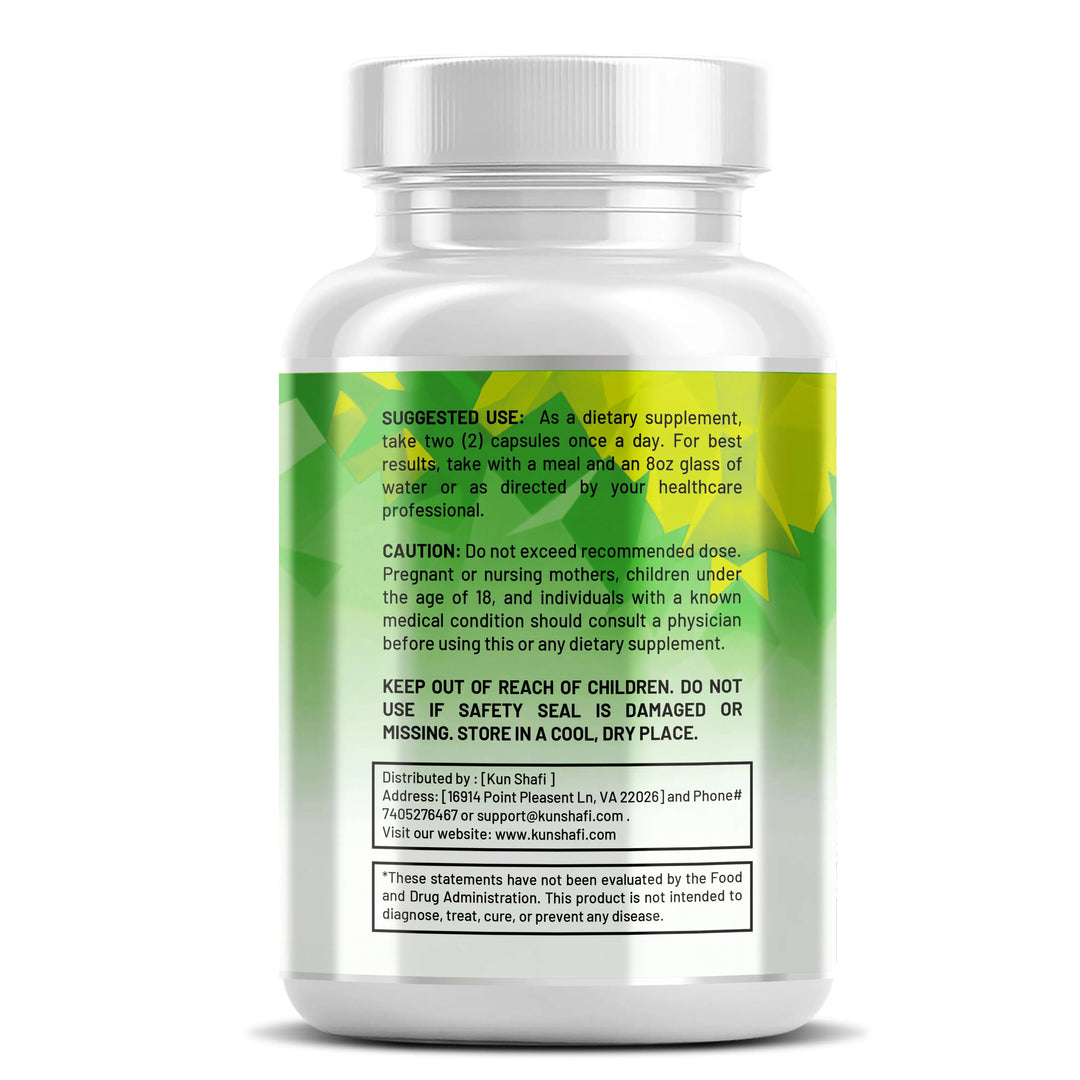 Oregano Oil with Garlic, Olive Leaf, Elderberry & Black Seed – Immune Support & Anti-Inflammatory – 60 Capsules-Kun Shafi