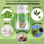 Load image into Gallery viewer, Oregano Oil, Garlic Extract, Olive Leaf &amp; Black Seed Oil with Vitamin D3 &amp; Zinc – Immune Support for Men &amp; Women – Pack of 2 (120 Caps)
