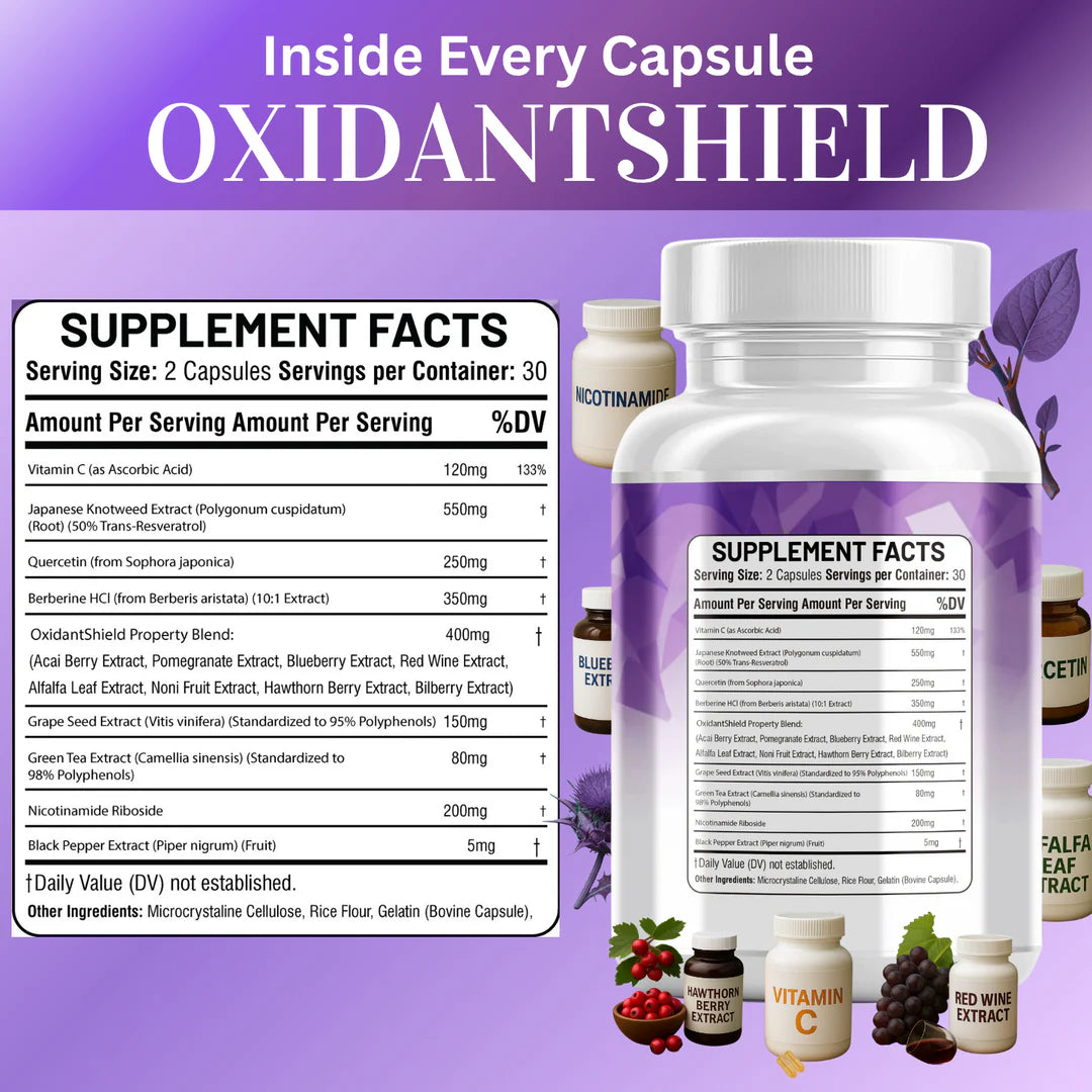 Green tea extract and nicotinamide capsules for oxidative stress relief - Kun Shafi cellular protection