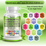 Load image into Gallery viewer, Saw palmetto and pygeum extract capsules for bladder health and hormonal balance - Kun Shafi men's wellness