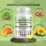 Load image into Gallery viewer, Saw Palmetto 10000mg Pumpkin Seed Oil 3000mg Pygeum 3000mg Sunflower Lecithin 3000mg Stinging Nettle Cranberry  for Men with Lycopene - 60 Caps
