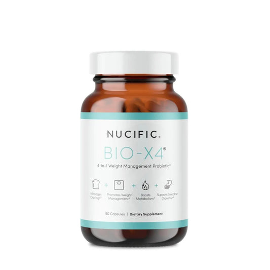 Nucific Bio-X4 4-in-1 Probiotic Digestive Weight Support 90 Caps