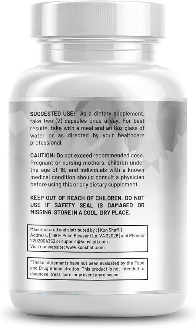 Sea Moss Capsules - Irish Sea Moss Advanced with Burdock Root, Bladderwrack & Muira Puama for  Energy - Superfood Sea Moss w/Raw Sea Moss - 60 Seamoss