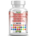 Load image into Gallery viewer, Tart Cherry Extract with Turmeric, Moringa, Cranberry &amp; Chanca Piedra – Natural Herbal Blend – Vegan Capsules  – Natural Wellness Support – Free Shipping-Kun Shafi
