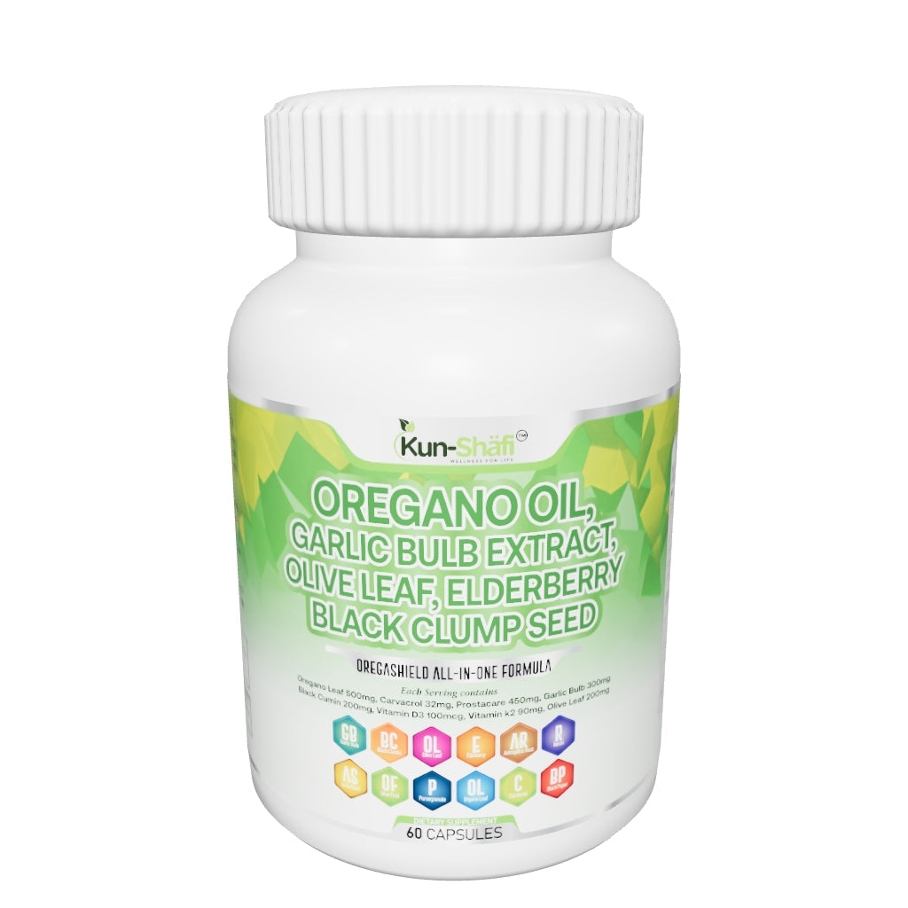 Oregano Oil 3D bottle