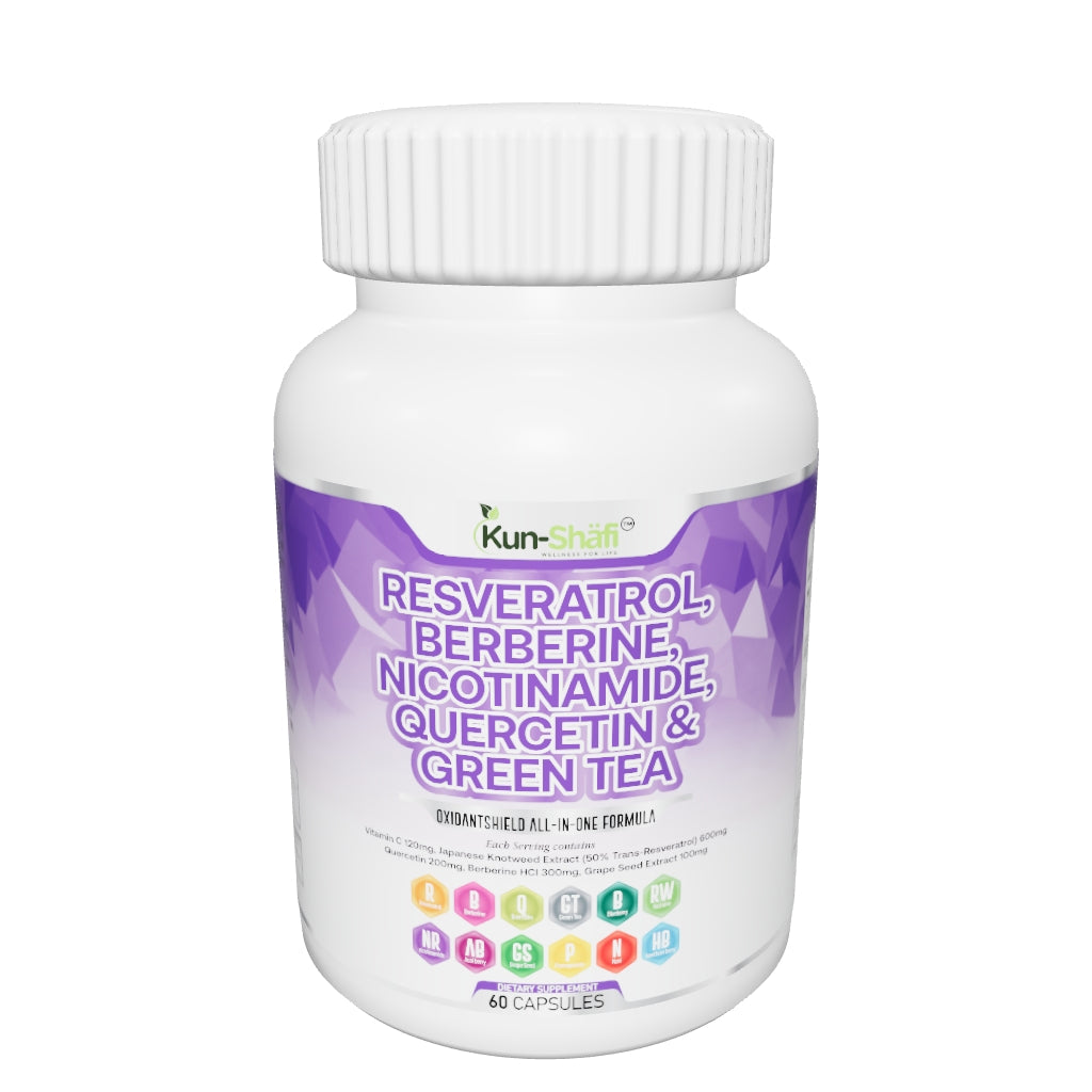 Resveratrol 3D bottle