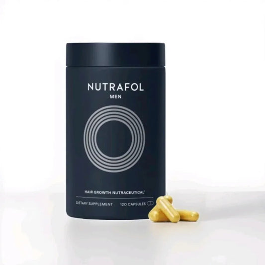 Nutrafol Men's Hair Growth Supplements 120 Capsules - Glass